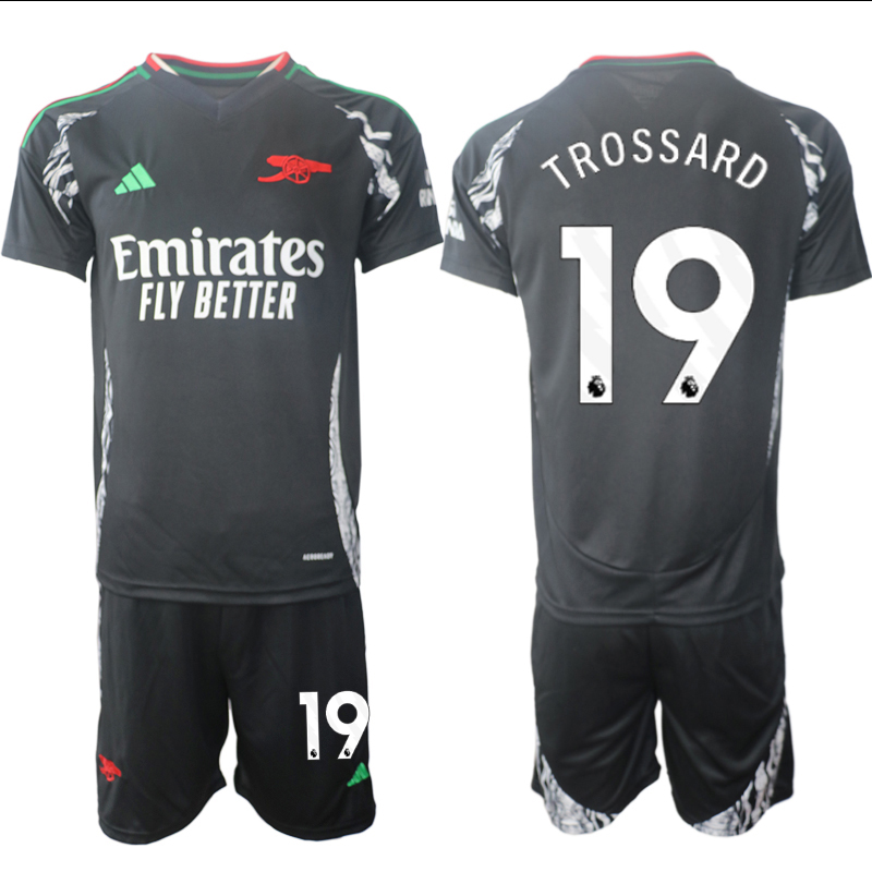 Men 2024-2025 Club Arsenal away Black 19 Soccer Jersey